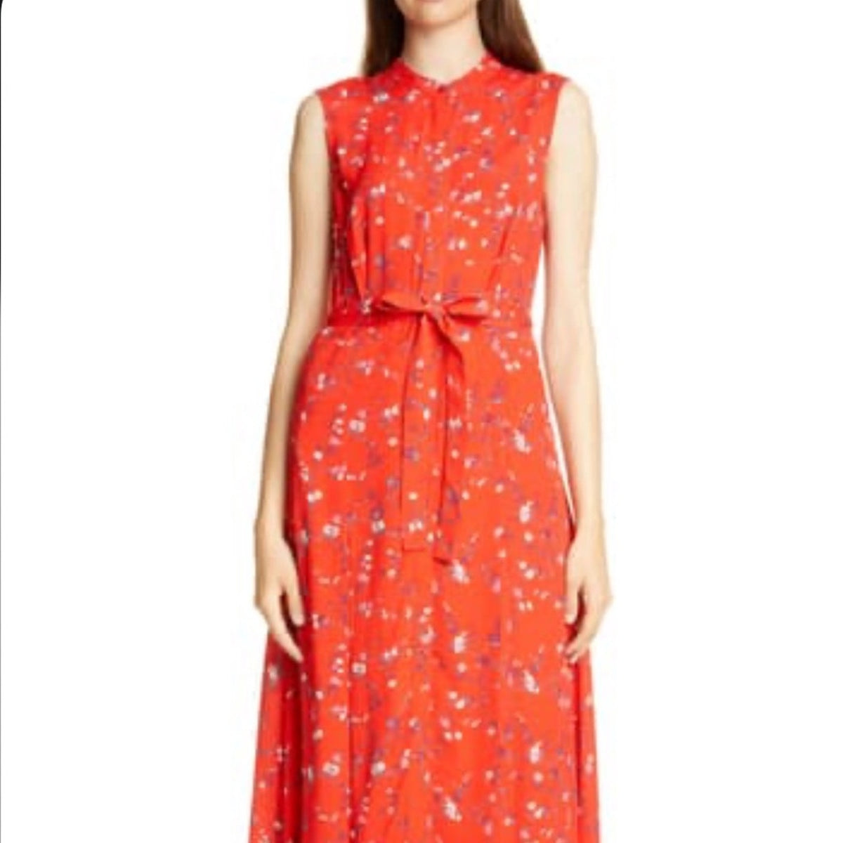 Judith & Charles NEW Salerno Floral Midi Dress Size 6 sleeveless flowers summer