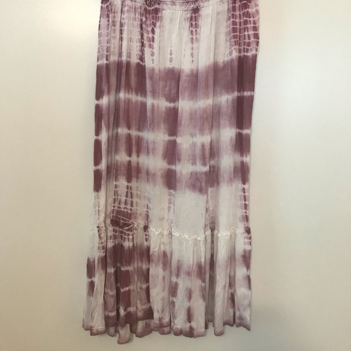 Raviya NWT High Waisted Purple White Tie Dye Skirt Size Medium