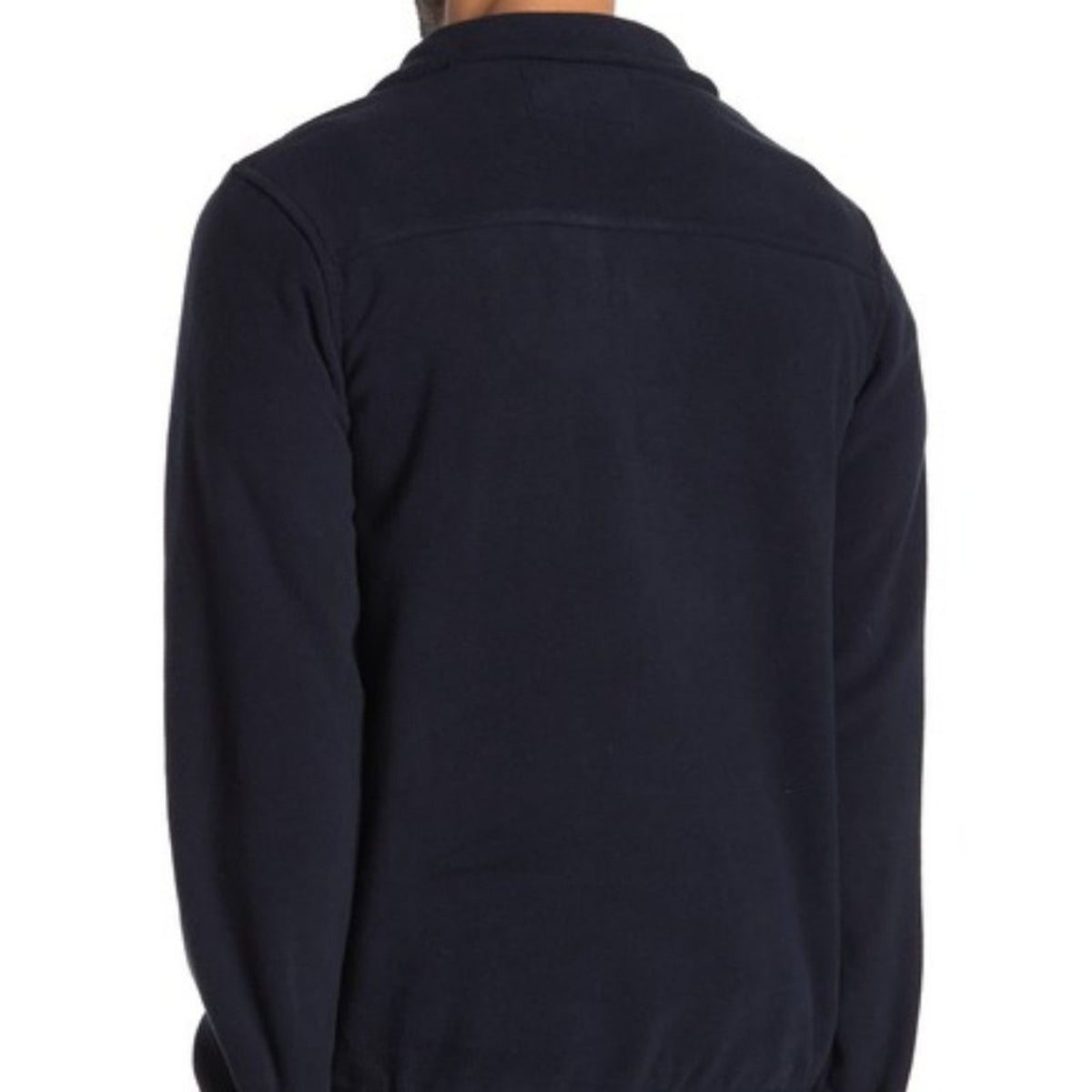 1946 Vintage Fleece Knit Pullover Sweater Partial Zip Long Sleeves Navy XXL NEW