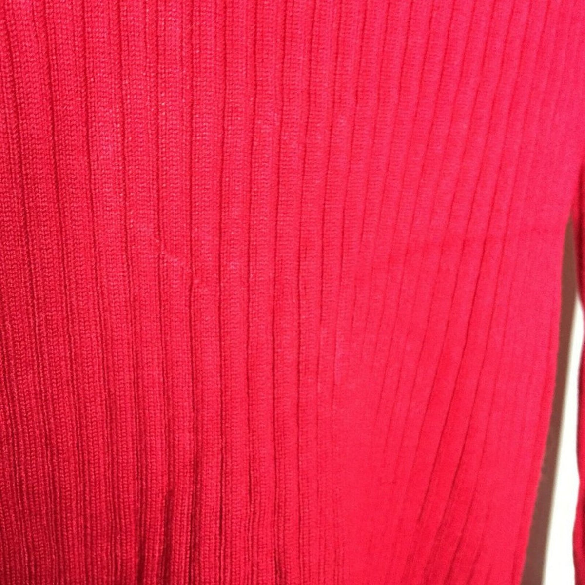 Love by Design Pullover Sweater Stretch Crew Neck XL Red long sleeve stretch NEW