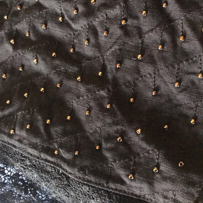 Free People Intimately Beaded Black Camisole Small top blouse crop boho casual