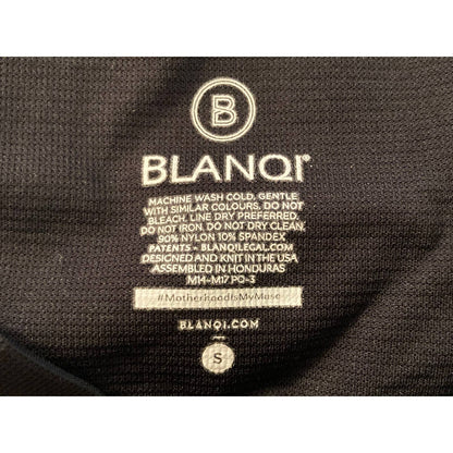 BLANQI Hipster Sport Support Contour Rib Maternity Leggings Sz Small Black NWT