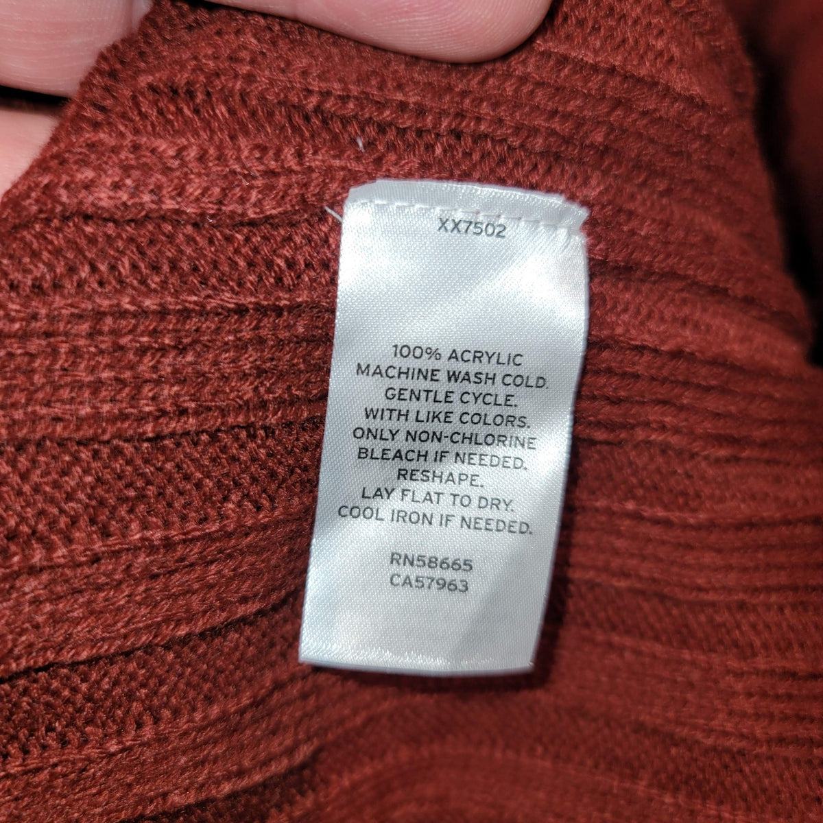 BP Cozy Ribbed Long Sleeve Sweater Dress Turtleneck Burgundy Size Small
