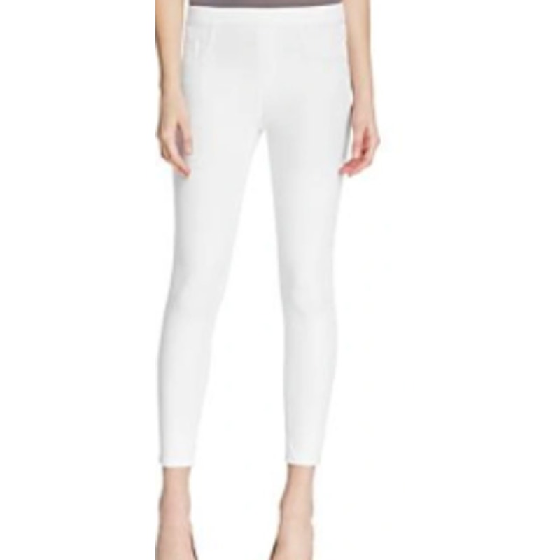 Spanx Ankle Skinny Jeans-ish Leggings Mid Rise White Size X-Small