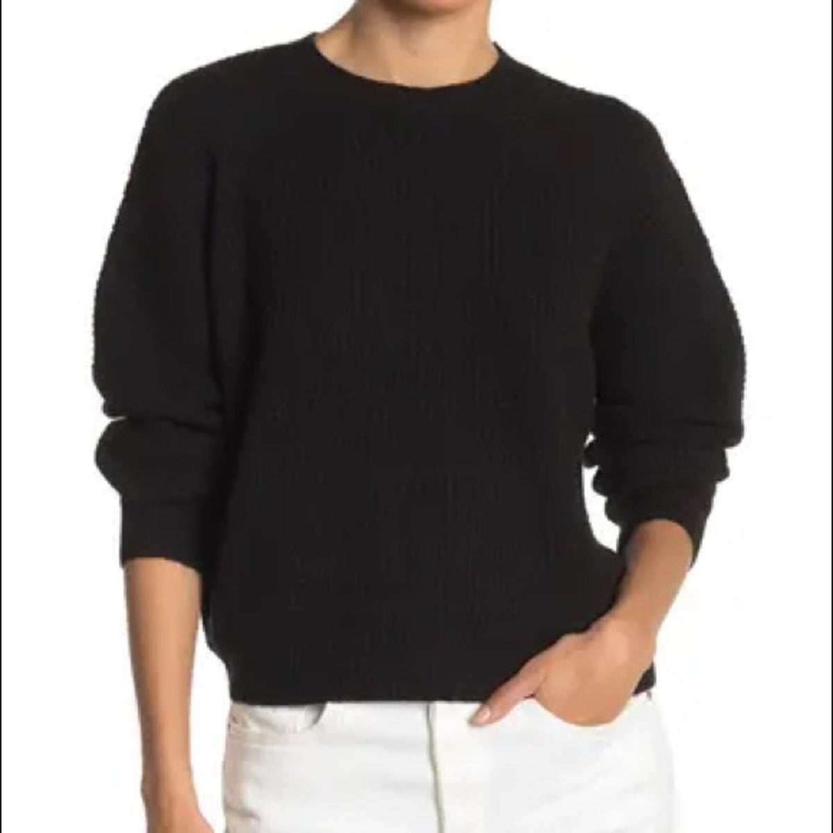 Abound NWT Black Thermal Pullover Sweater Size Large
