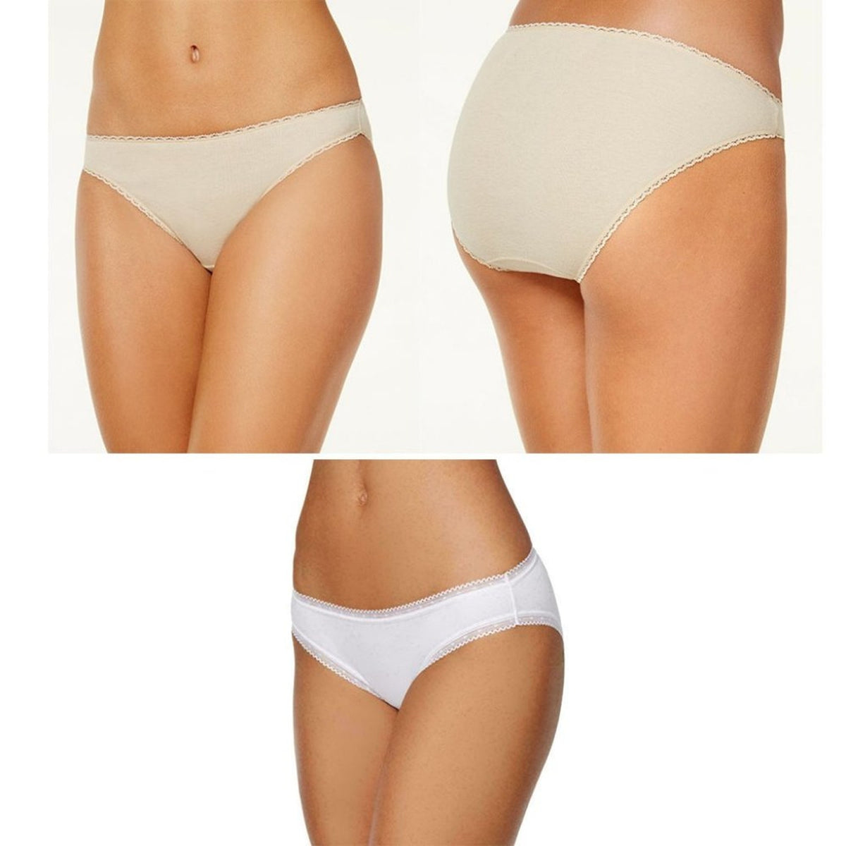 Charter Club Pretty Lace Trim Bikini Panties 5Pack Size XXLarge