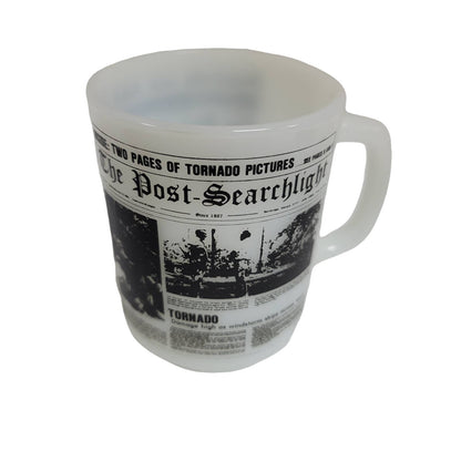 Anchor Hocking Vintage Post searchlight newspaper coffee mug tea cup
