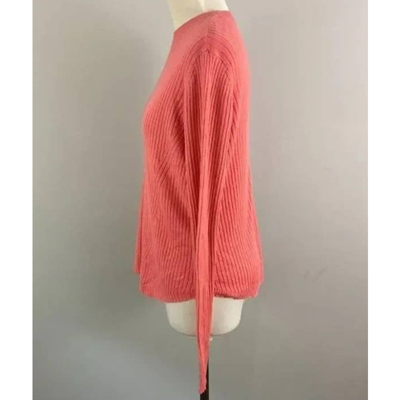 BP. Women's Pullover Sweater Large Coral Rose Tea NWT Long Sleeves Butter Soft