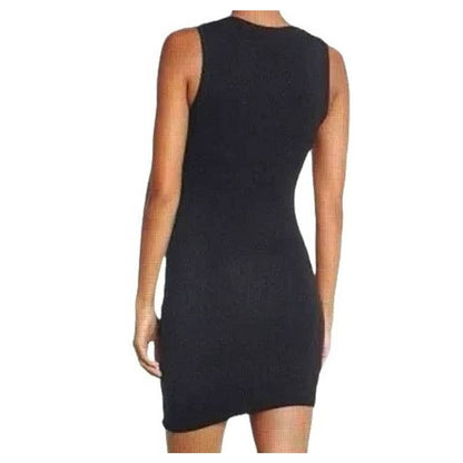 Love Fire Side-Ruch Sleeveless Tank Bodycon Mini Dress Sz Medium in Seagrass NWT