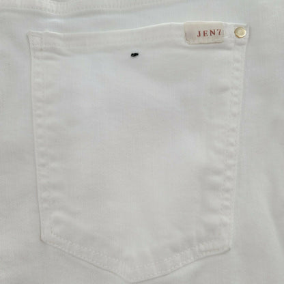 Jen 7 by 7 for All Mankind Slim Straight Jeans Mid Rise Button & Zip Fly SZ 12