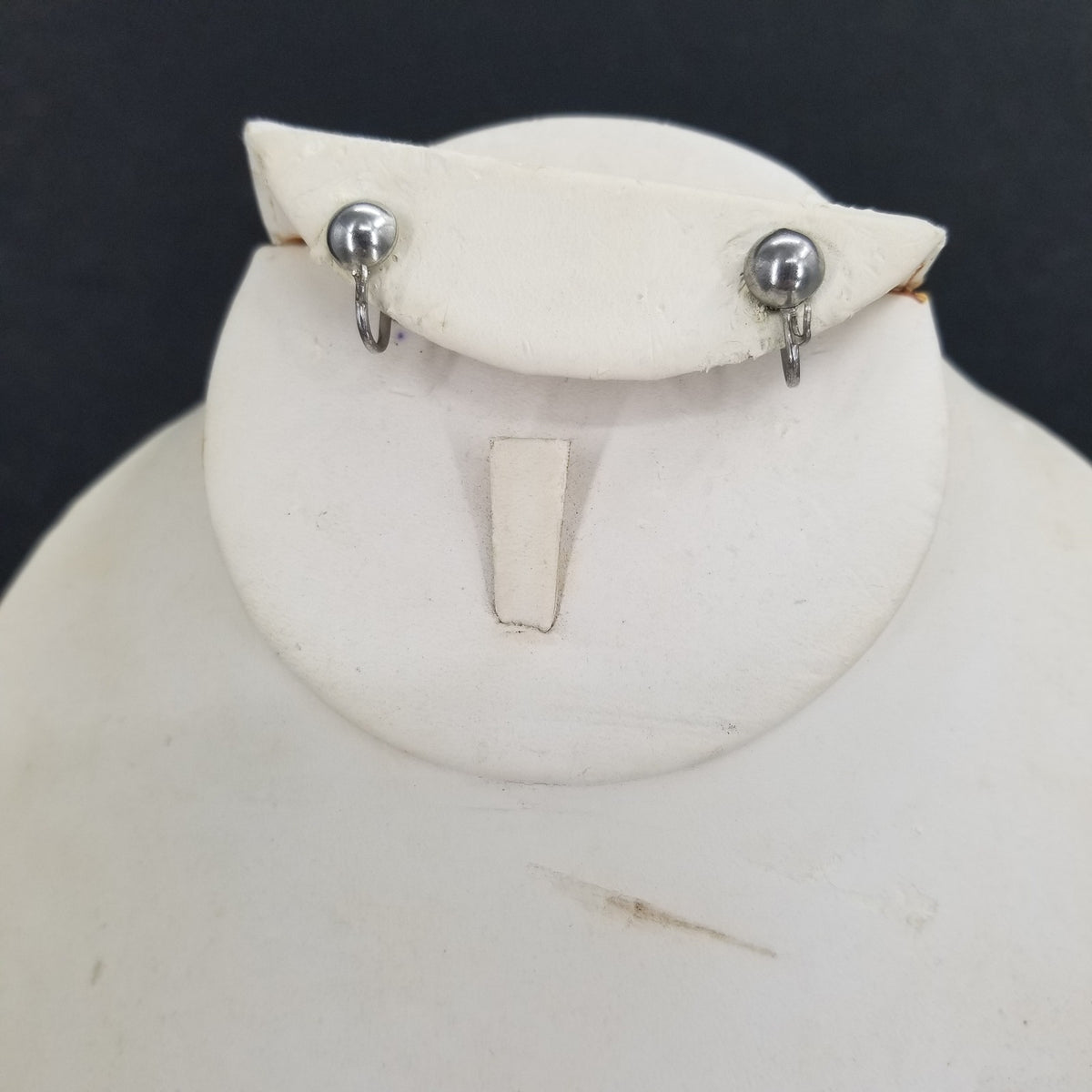 Vintage DIY Clip On Earring Posts for Charms Dangle Attachments Silver