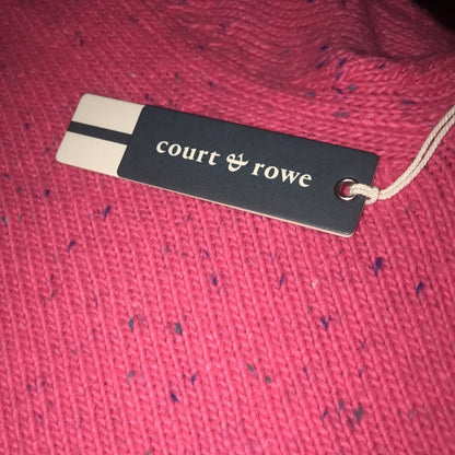 Court & Rowe NEW Nep Flecked V-Neck Sweater Small