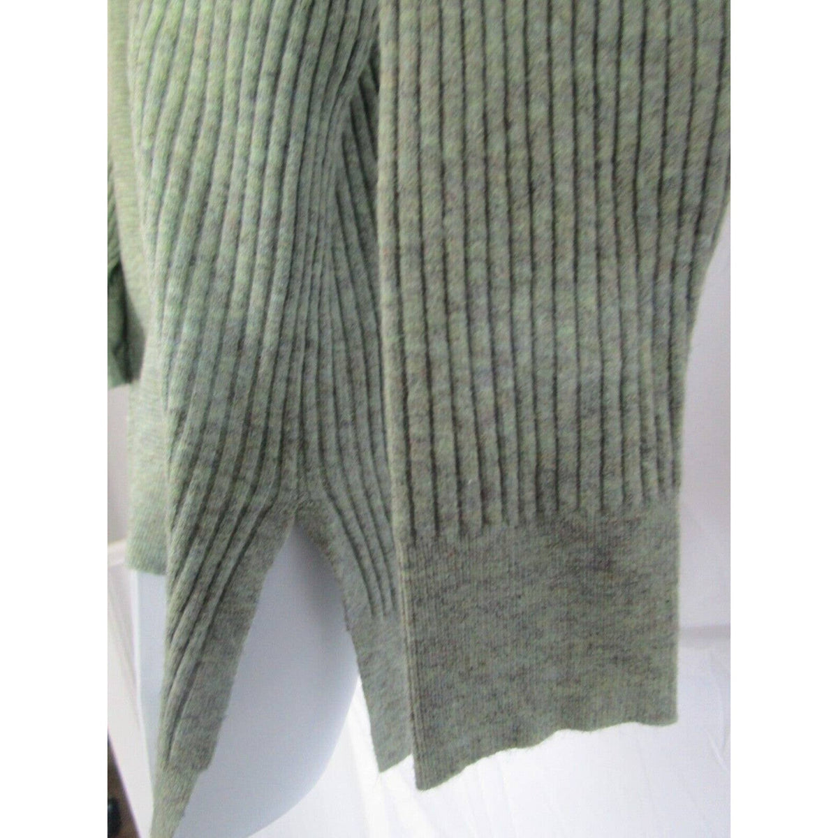 Wit & Wisdom Sweater Small Cactus Water Green NEW Hoodie Hi-Low Hem Oversize