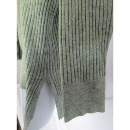 Wit & Wisdom Sweater Small Cactus Water Green NEW Hoodie Hi-Low Hem Oversize