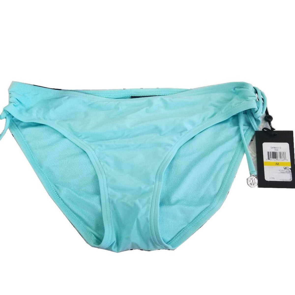 DKNY Hipster Ruched Side-Tie Bikini Swimsuit Size Medium