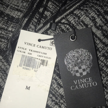 Vince Camuto Men's Grey Quarter Zip Mock Neck Sweater Size Medium
