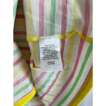 Harper Canyon Girls Kids Striped Long Ruffle Sleeve Dress Multicolor Size 5 NWT