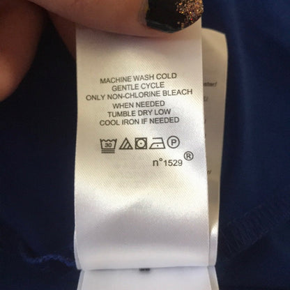Ralph Lauren Blue Chiffon Removable Cape Jersey Shift Dress Lightweight cocktail