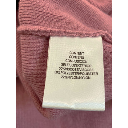 WAYF Milo Knot Waist Crew Neck Sweater Top Size XS/Extra Small in Mauve NWT