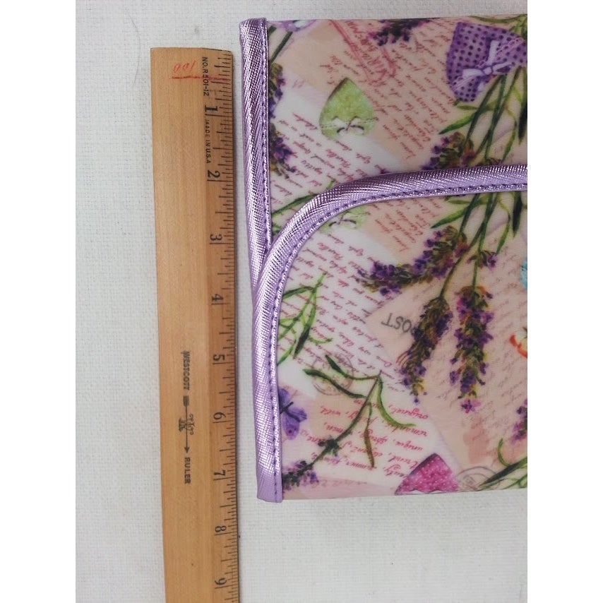Tahari Hanging Case Travel Lilac Sweethearts Cosmetics Lingerie NEW Floral