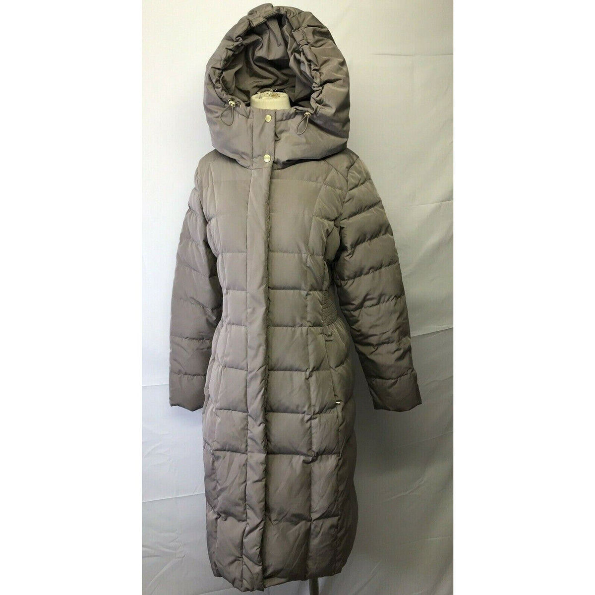 Cole Haan Signature Women's Cashew Hooded Down Feather Jacket Size Small NWT