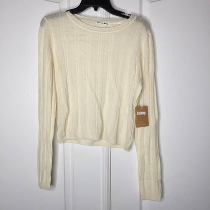 Reformation Cropped Crew Neck Cashmere Sweater Size XLarge NEW XL winter casual