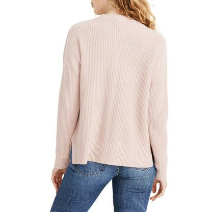 Madewell Patch Pocket Pullover Knit Sweater Long Sleeve Crew Neck Ribbed Cuff 3X