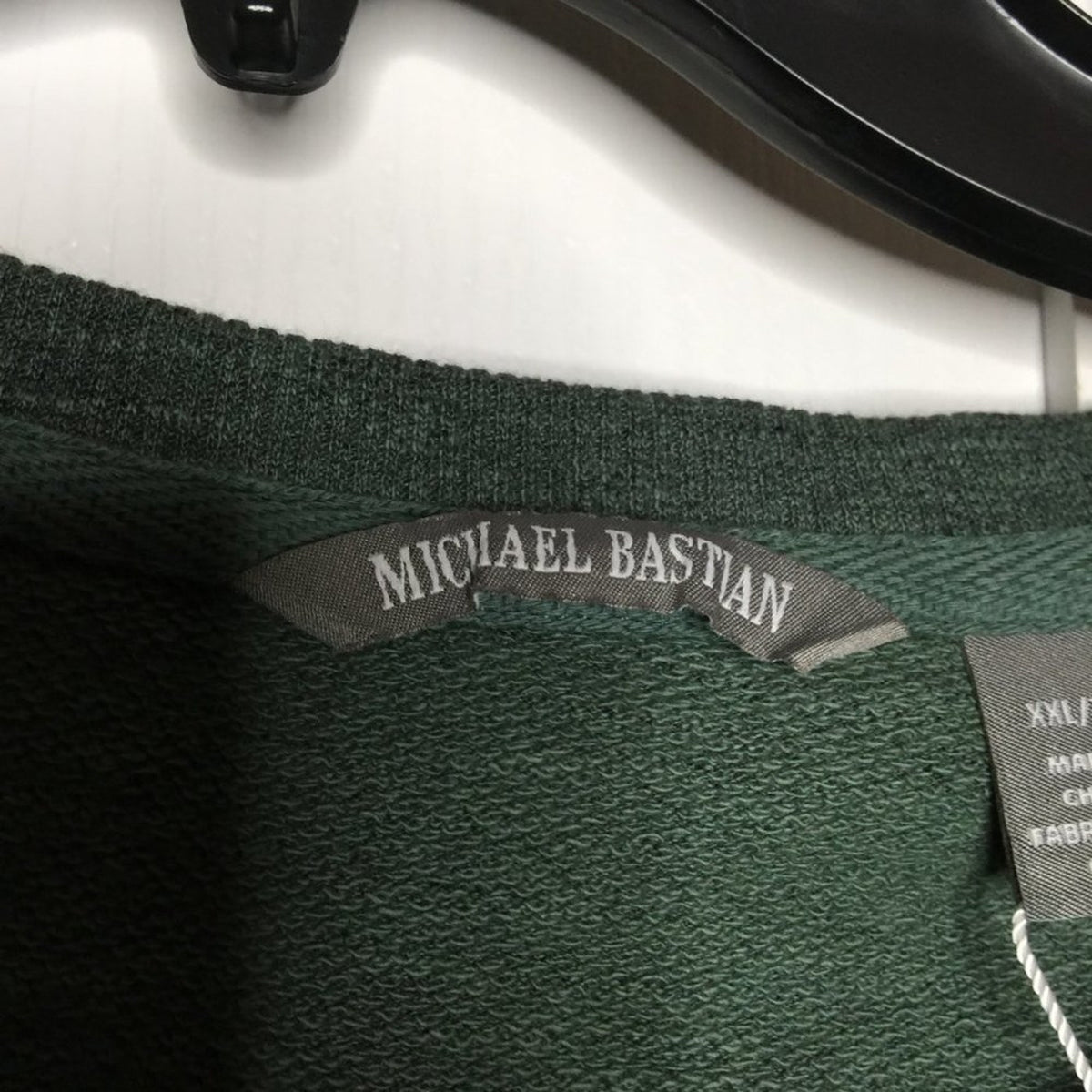 NWT Michael Bastian French Terry Pullover Sweater Navy Size XXL