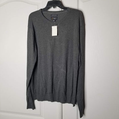 NWT Wallin & Bros Gray Pullover Sweater Crew Neck Size X-Large