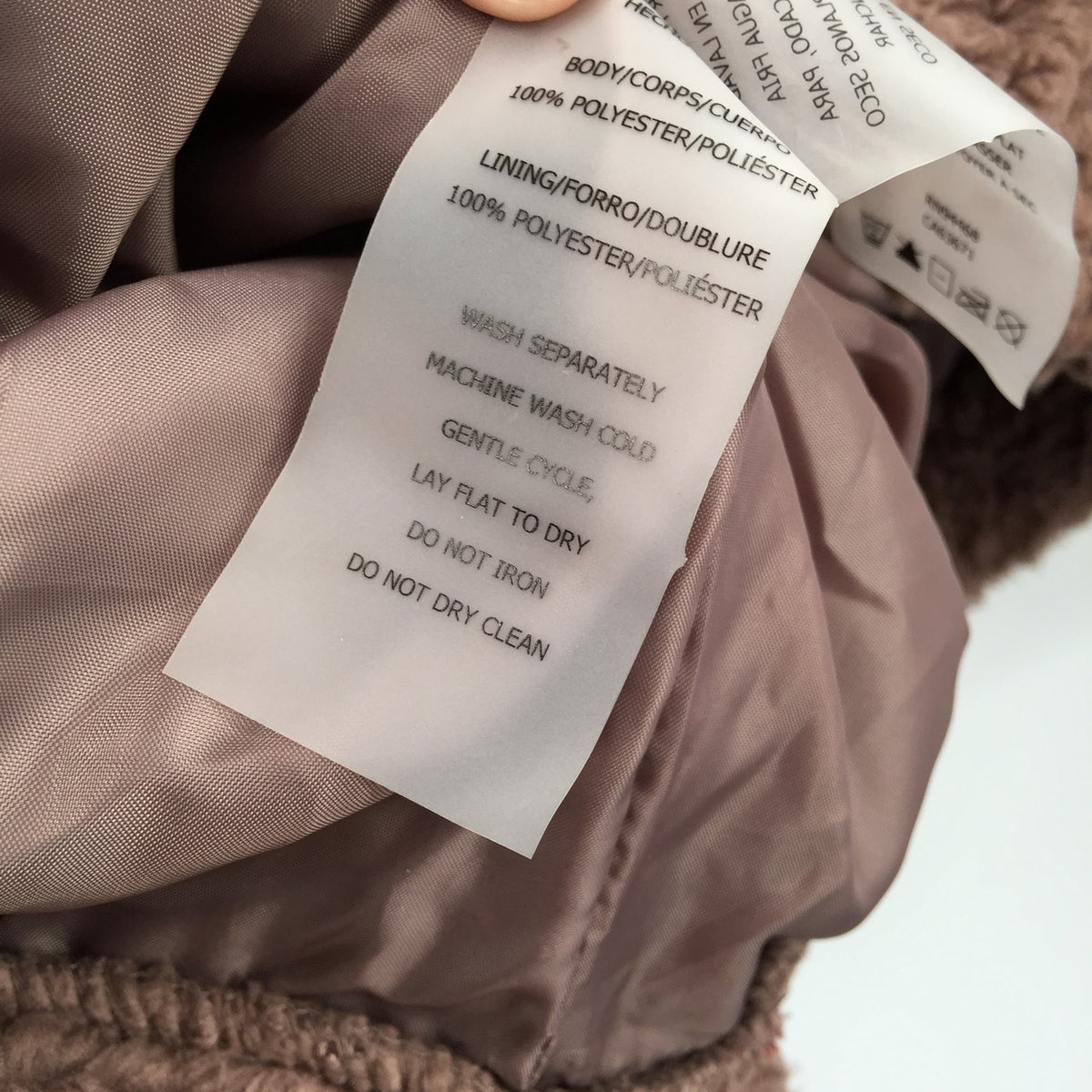 SAGE Collective Jetsetter Half Zip Faux Shearling Cropped Jacket Brown Large