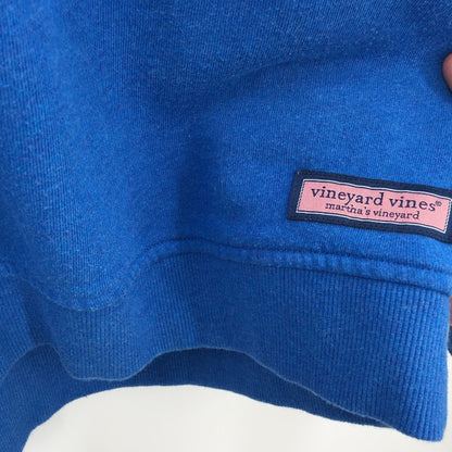 Vineyard Vines Shep & Ian XL Blue long Sleeve Pullover Cotton 1/4 Zip