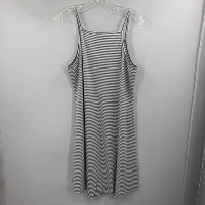 Angel Maternity Large Gray White  Sleeveless Dress Birthing Swaddle Blanket Set