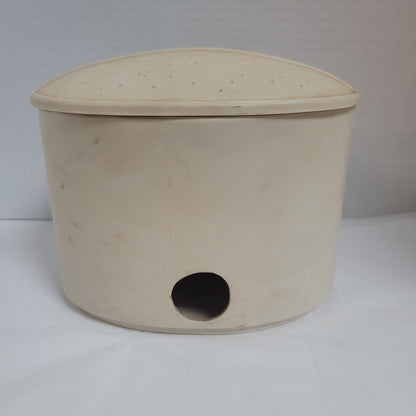 Beach scene side table lamp night light shade MISSING lighted cord