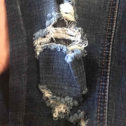 Índigo Rein Juniors Roll Cuff Skinny Blue Jeans Size 3/26WX27L