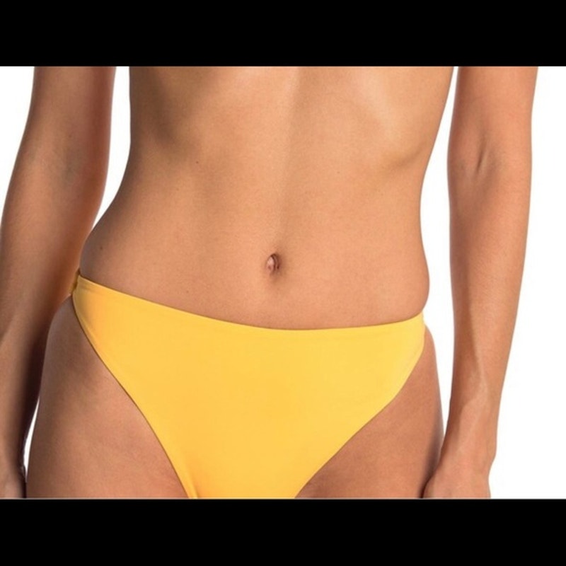 WeWoreWhat New Cheeky Amber Bikini BOTTOMS in Warm Apricot XS Swim Swimsuit