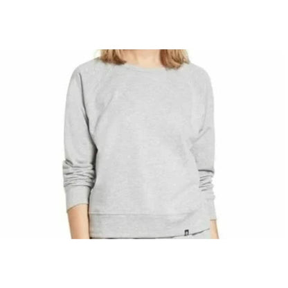 Circle X Heather Grey top Medium NEW Long sleeve Raglan Crew Neck Cozy CASUAL