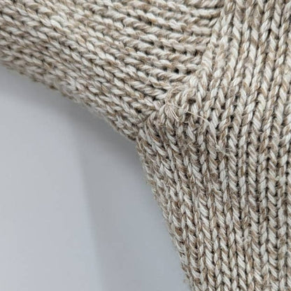 Roundtree & Yorke Authentic Outfitters Tan Knit Sweater Extra Large XL V Neck