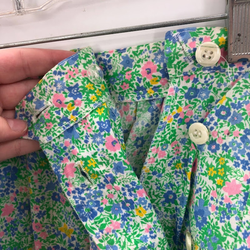 BT vintage skirt floral lightweight summer spring flowers Medium Fit Flare