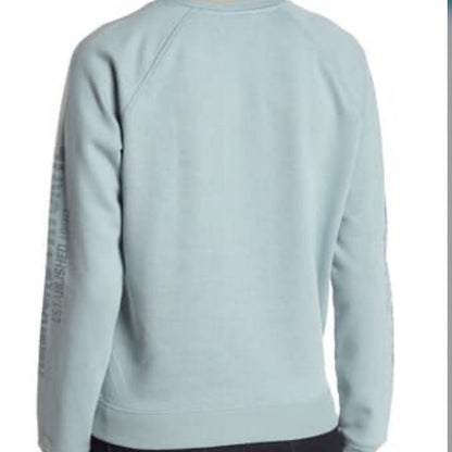 Lucky Brand Rose Logo Fleece Lined Sweatshirt XS Long Sleeve Graphic Shirt Layer