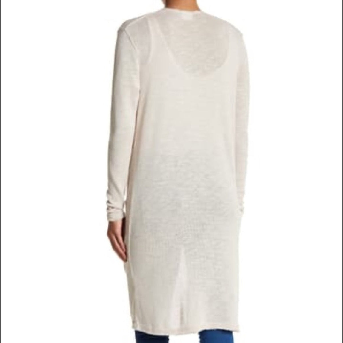 Abound NEW Cream Longlines Cardigan Sweater X Small New Oversized Cozy