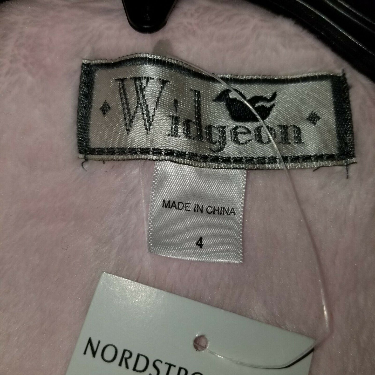 Widgeon Faux Fur Vest Full Front Zip Mock Neck Sleeveless 2 Front Pockets Pink 4