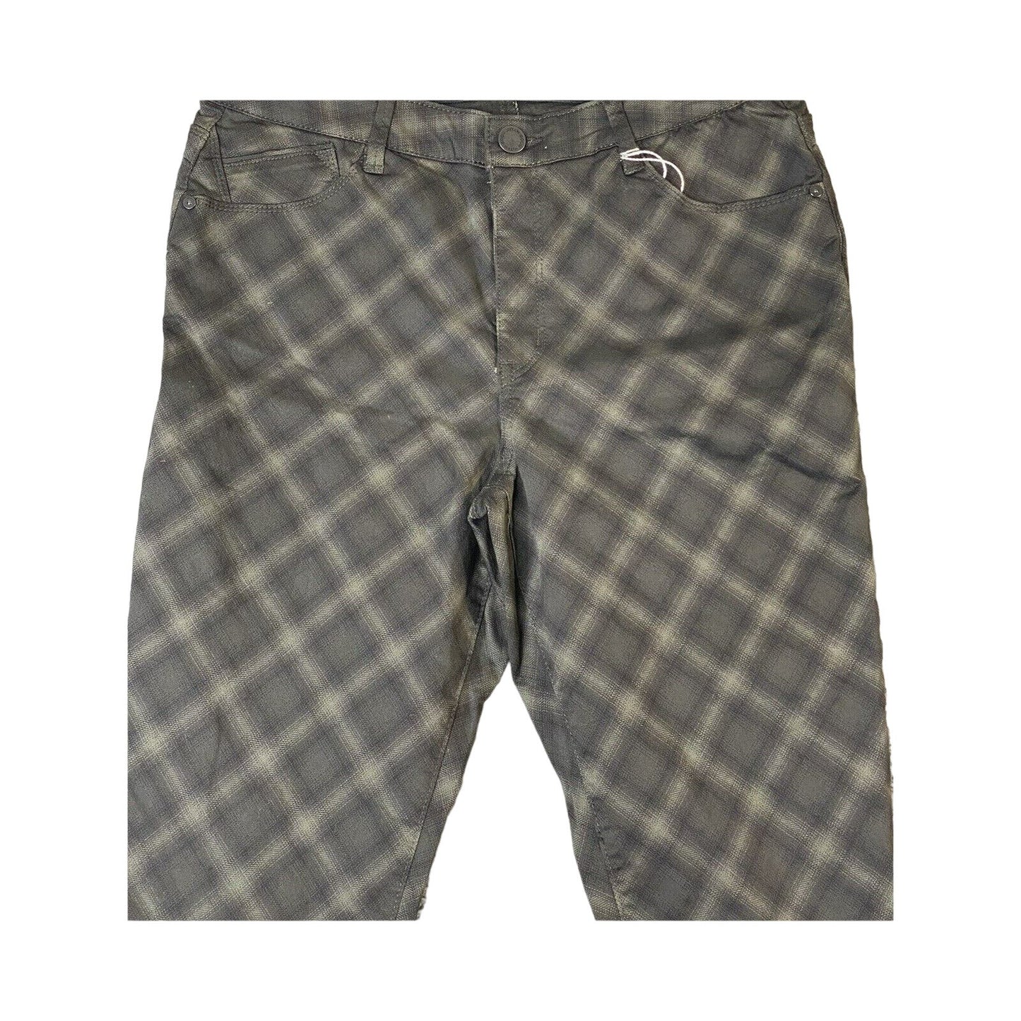 Wit & Wisdom Women Ab-Solution High Rise Ankle Skimmer Jeans Size 0 Plaid NWT