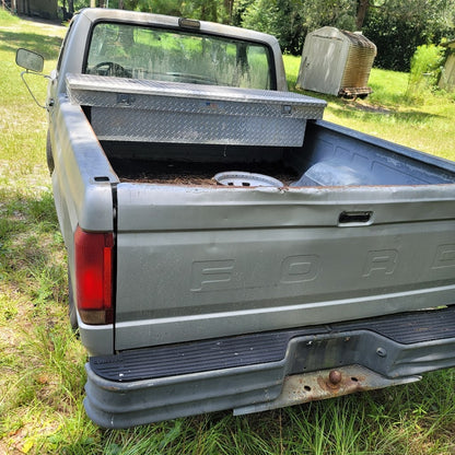 1991 Ford F150 Truck PickUp Gray ONE OWNER Manual Transmission Low Mileage Work
