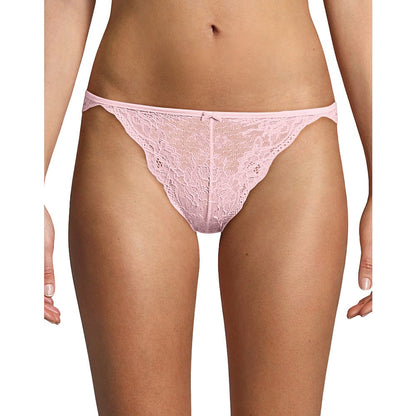 Maidenform NWT Gentle Peach Sexy Must Haves All-Over Lace Tanga 3 PACK Large