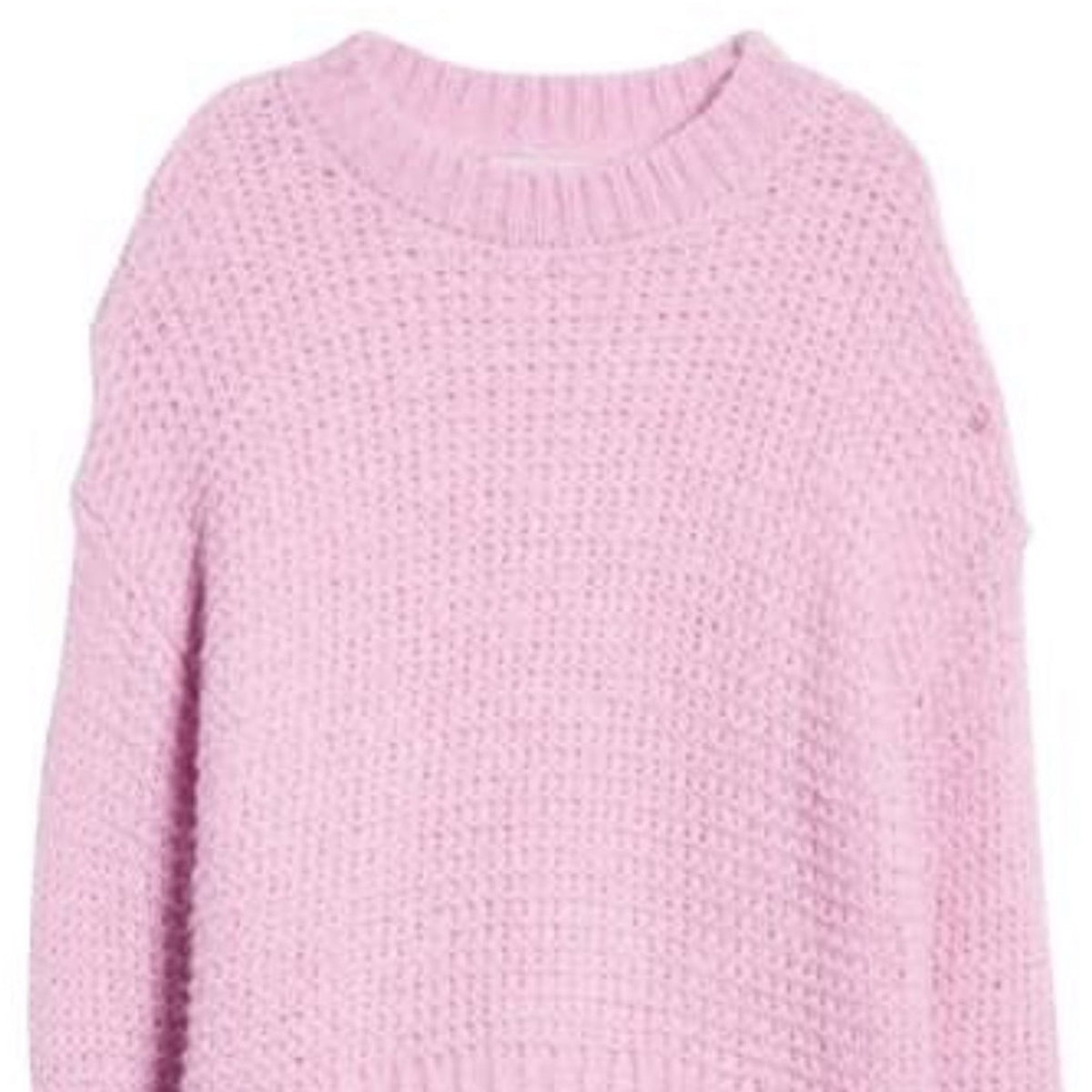 Chelsea28 Purple Crewneck Knit Sweater purple ish pink XXS oversized