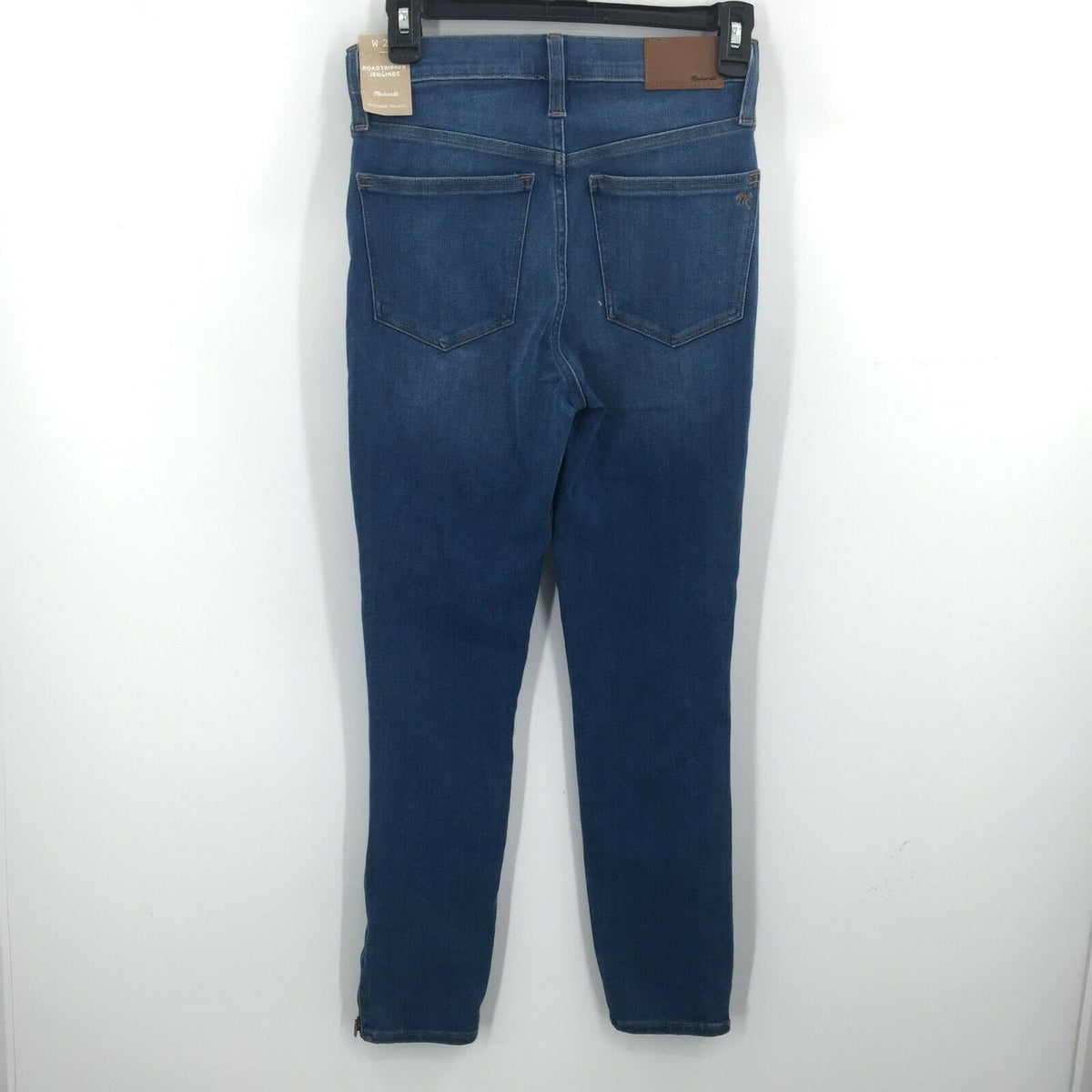 Madewell Roadtripper Jeggings High Rise Stretch Ankle Zip Skinny Jeans Blue 24