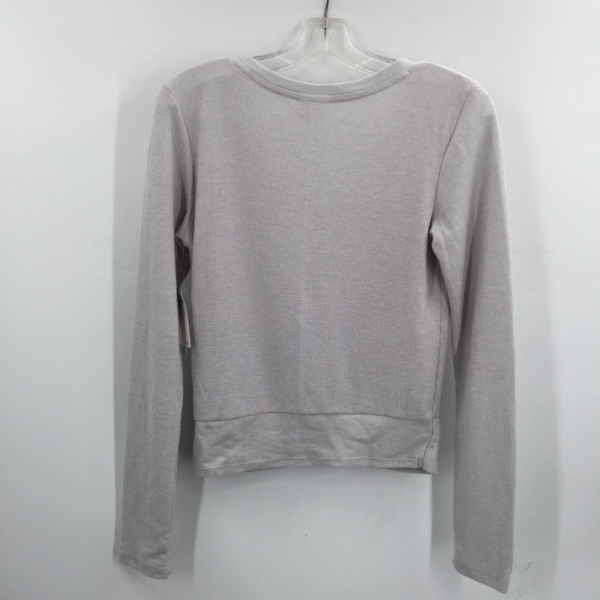 Abound Women's Twisted V-Neck Sweater Long Sleeve Heather Grey Size Medium NWT