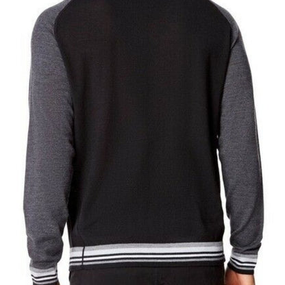 NWT Good Man Brand Pullover Sweater Long Sleeves Crew Neck Colorblock Black XL