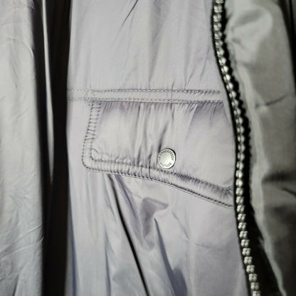 Original Weatherproof Vintage Zip Front Collar Nylon Lined Jacket Black X-Large