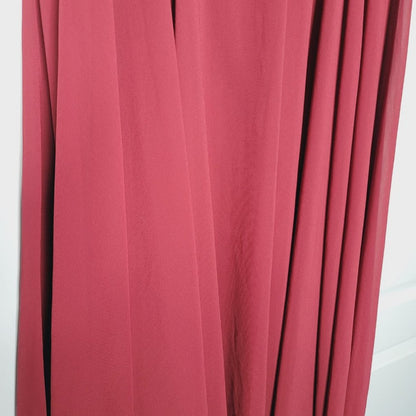 Jenny Yoo Collection Chiffon Bridesmaid Dress Size 8 Burgundy Wine Maxi